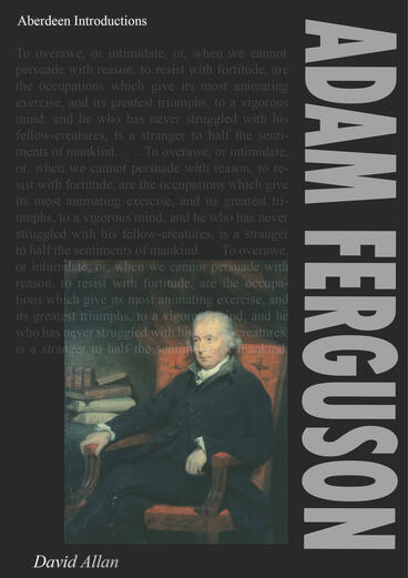 Cover of Adam Ferguson | David Allan | 9781906108007