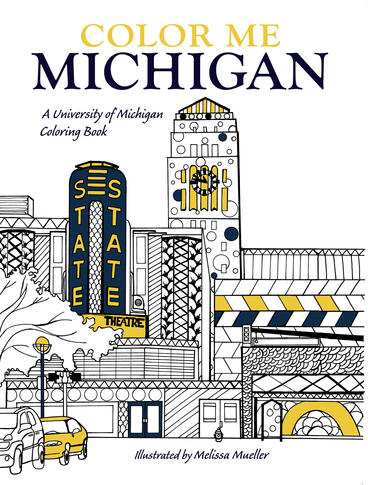 Cover of Color Me Michigan - A University of Michigan Coloring Book
