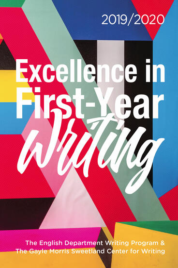 Cover of Excellence in First-Year Writing - 2019/2020