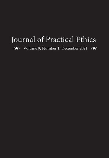 Cover of Journal of Practical Ethics, Vol. 9, No. 1