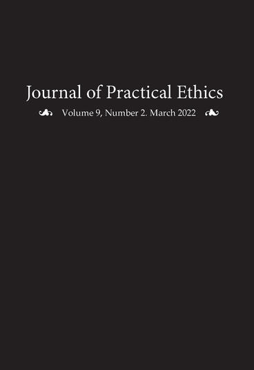 Cover of Journal of Practical Ethics, Vol. 9, No. 2